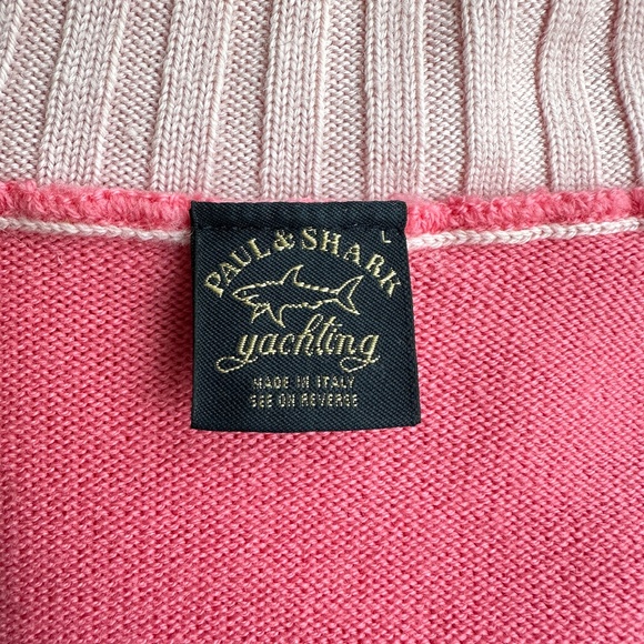 PAUL & SHARK pink 100% wool turtleneck - Picture 9 of 11